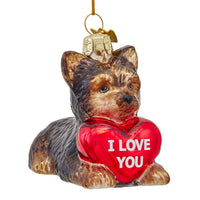 Noble Gems™ Glass Yorkie With 