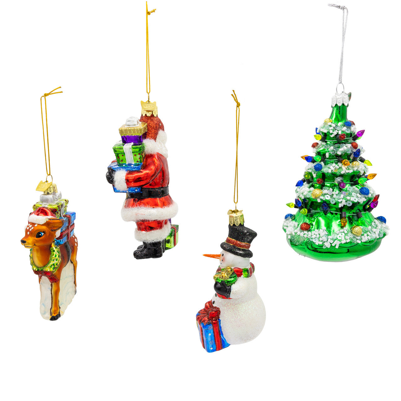 Noble Gems™ Glass Traditional Ornaments Set