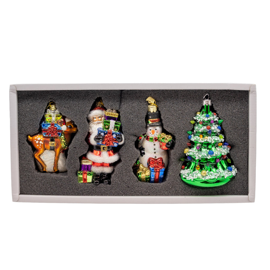 Noble Gems™ Glass Traditional Ornaments Set