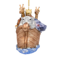 Noble Gems™ Glass Noah's Ark Ornament
