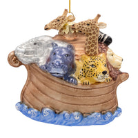 Noble Gems™ Glass Noah's Ark Ornament