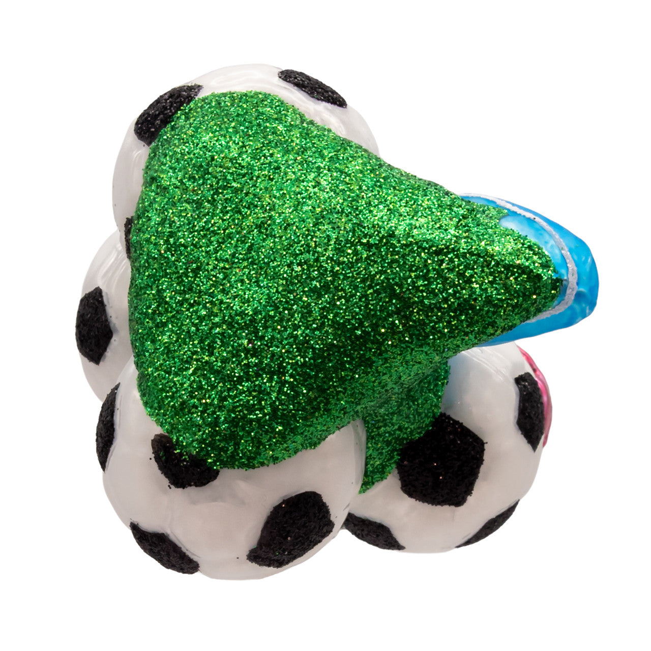 Noble Gems™ Glass Soccer Balls With Shoes Ornament