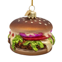 Noble Gems™ Glass Burger Ornament