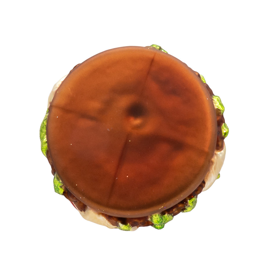 Noble Gems™ Glass Burger Ornament