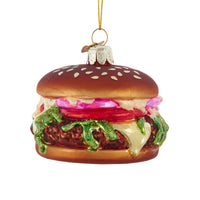 Noble Gems™ Glass Burger Ornament