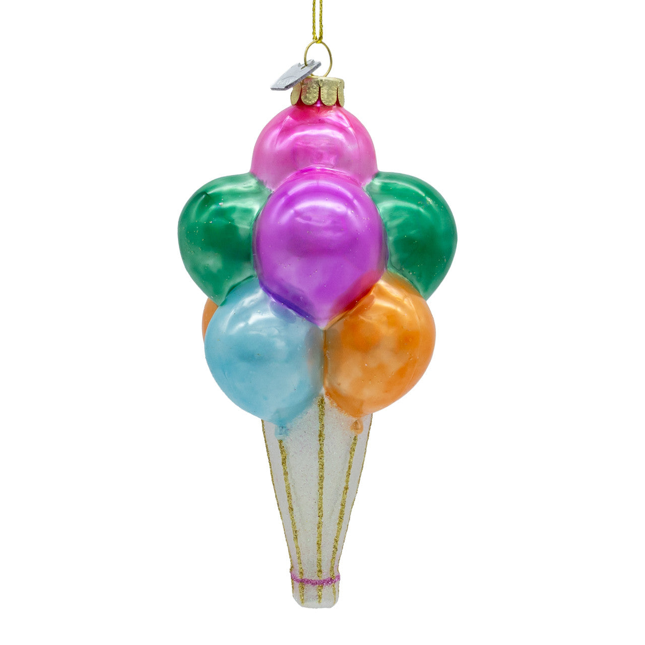 Noble Gems™ Glass Balloon Bouquet Ornament