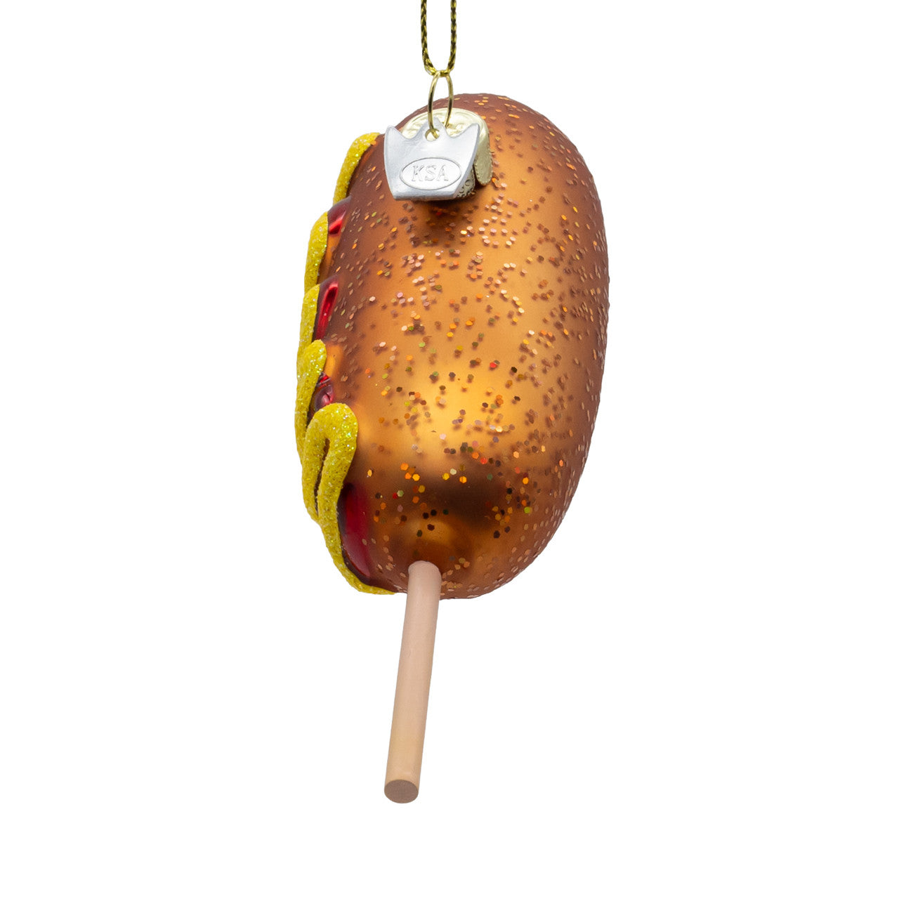 Noble Gems™ Glass Corndog Ornament