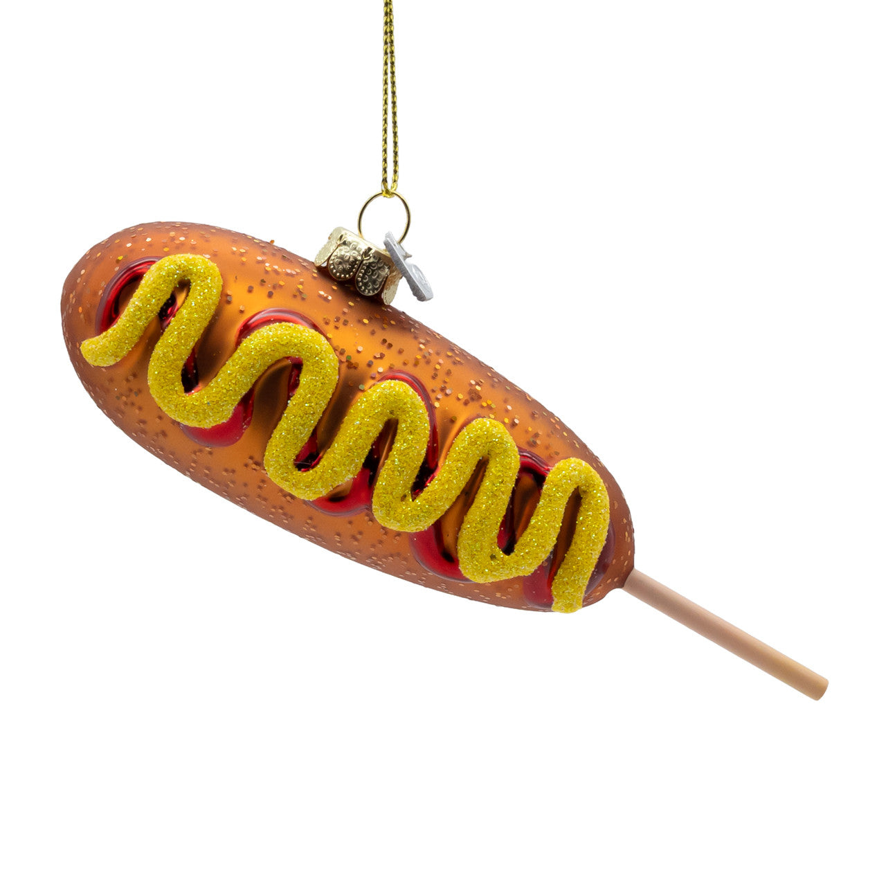 Noble Gems™ Glass Corndog Ornament