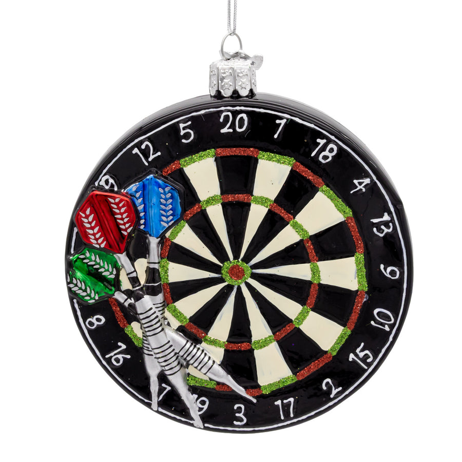 Noble Gems™ Glass Dartboard Ornament