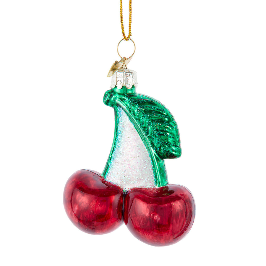 Noble Gems™ Glass Cherries Ornament