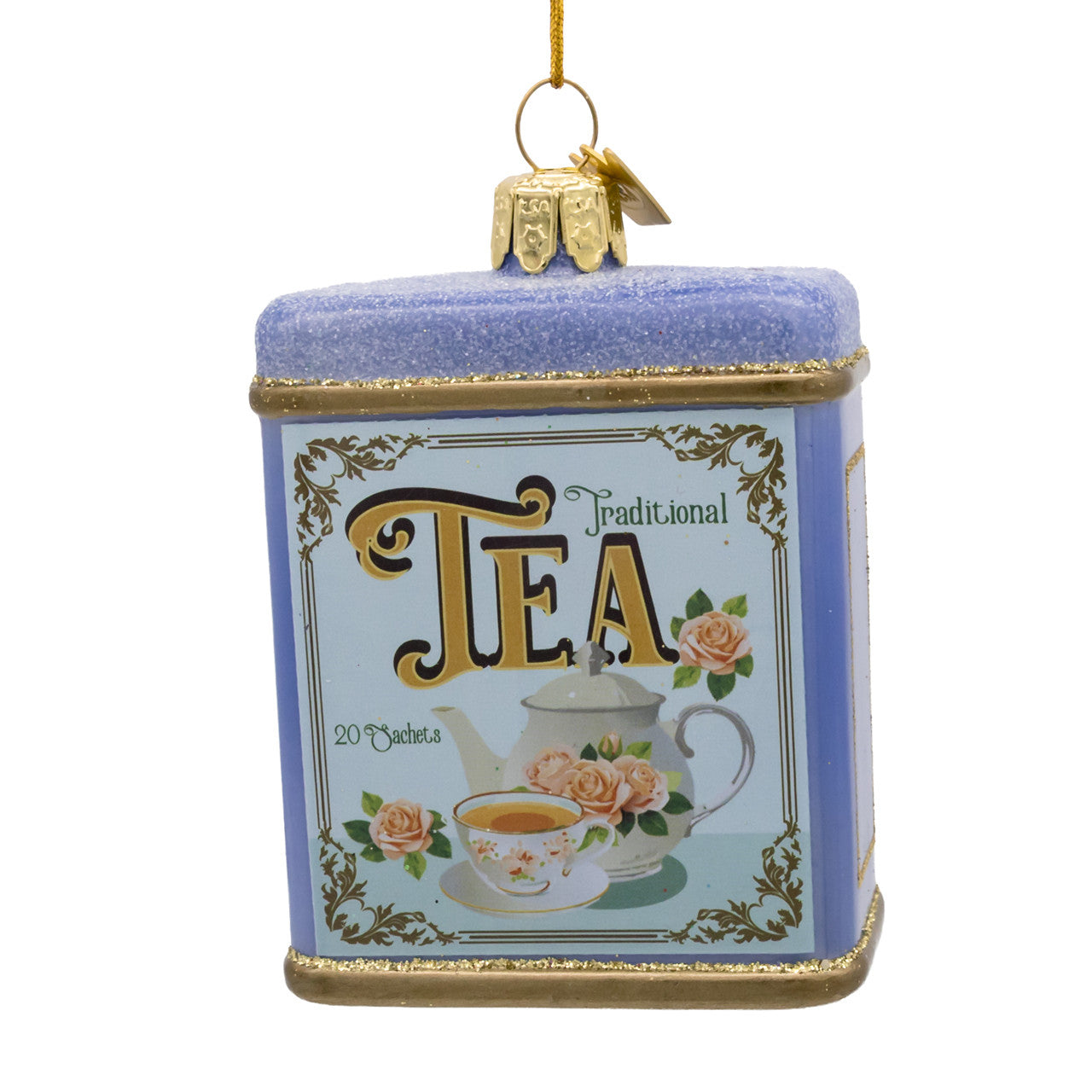 Noble Gems™ Glass Tea Container Ornament