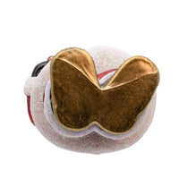 Noble Gems™ Glass Santa With Teddy Bear Ornament
