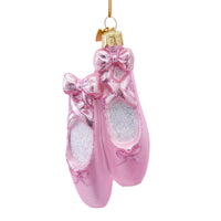 Noble Gems™ Glass Ballet Slippers Ornament