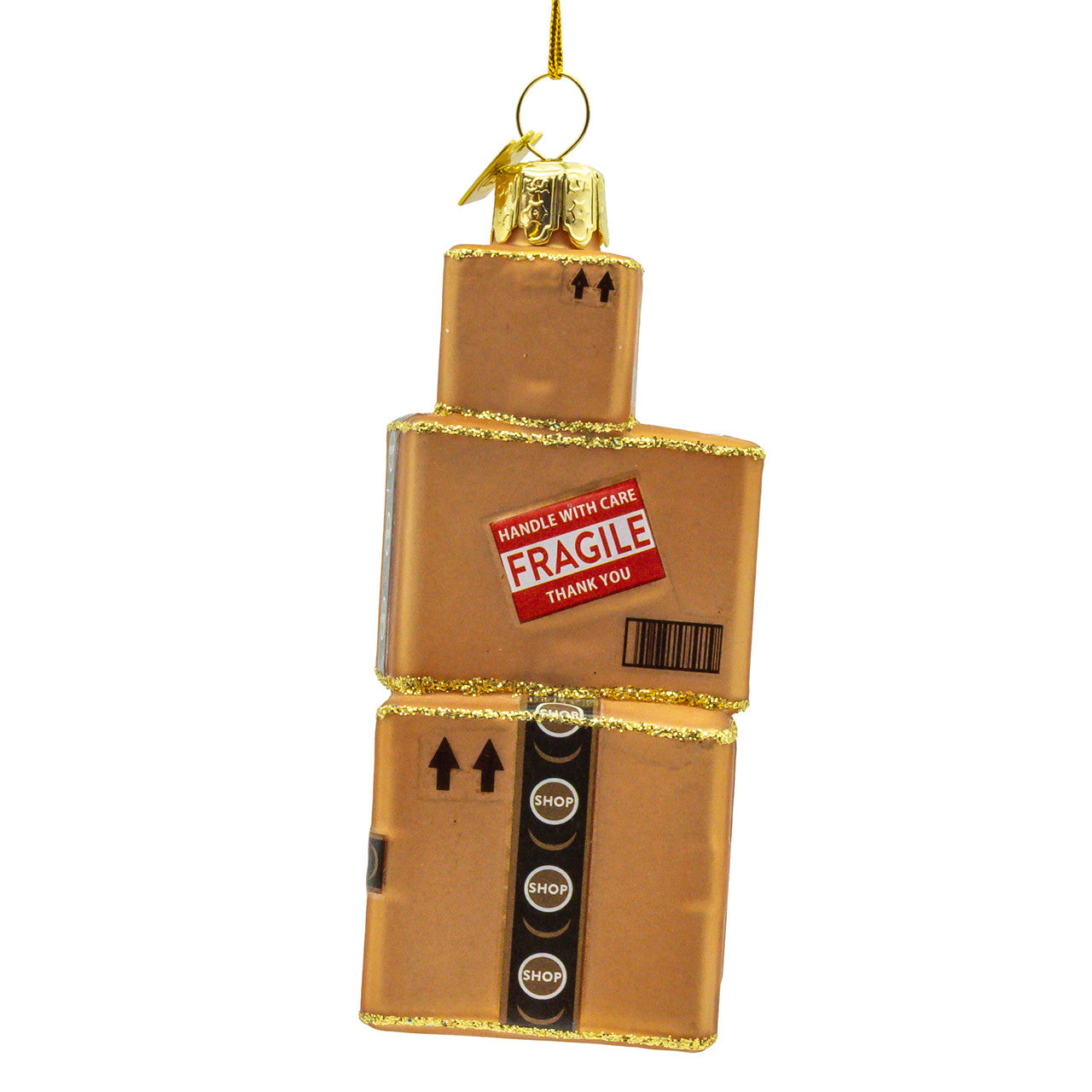 Noble Gems™ Glass Delivery Packages Ornament
