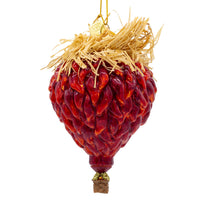 Noble Gems™ Glass Chili Ristrata Balloon Ornament