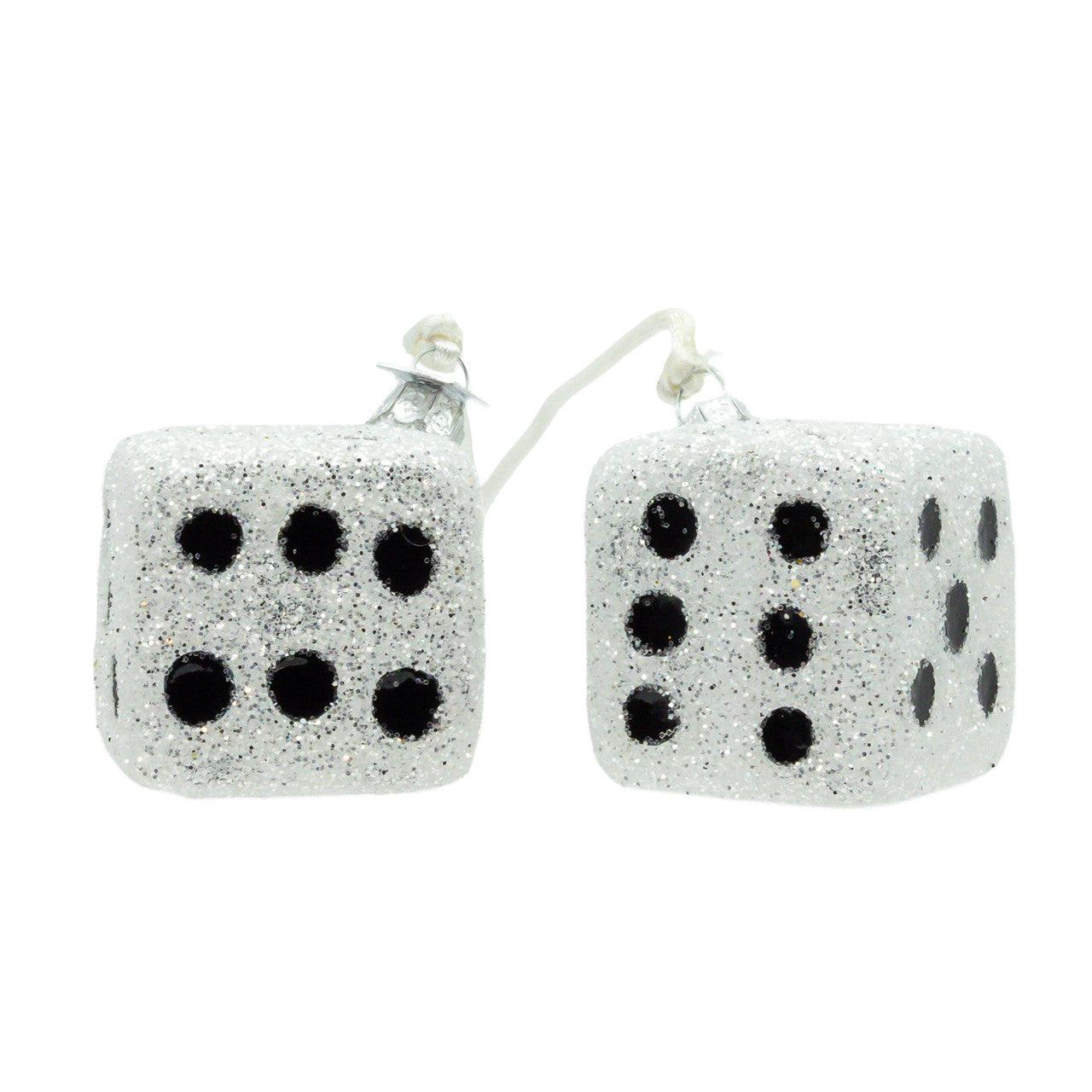 Noble Gems™ Glass Sparkling Dice Ornament