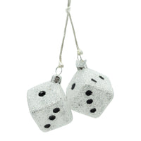 Noble Gems™ Glass Sparkling Dice Ornament
