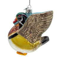 Noble Gems™ Glass Wood Duck Ornament