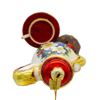 Noble Gems™ Glass Tea Service Ornament