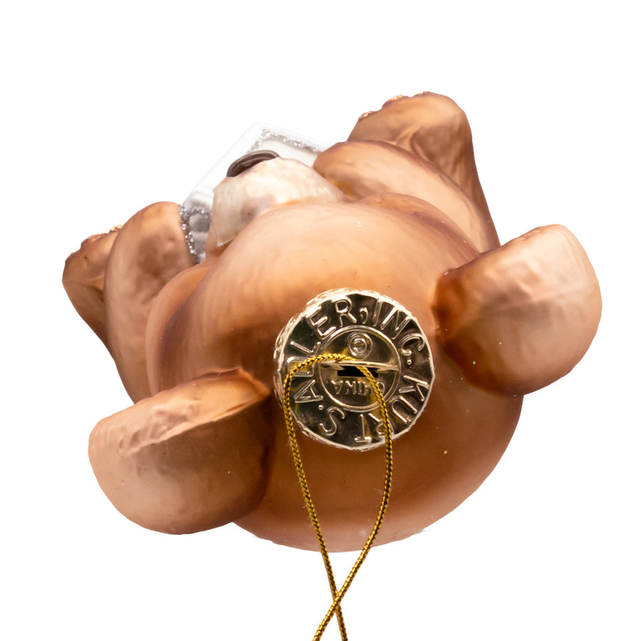 Noble Gems™ Glass Hanukkah Teddy Bear Ornament