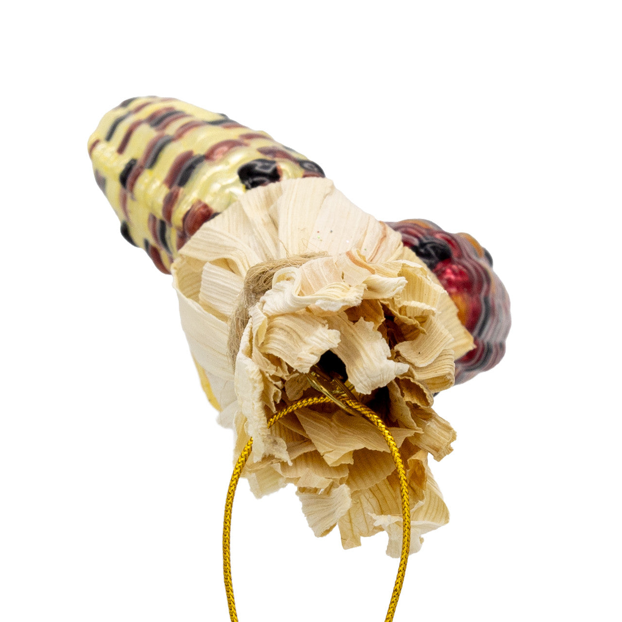 Noble Gems™ Glass Harvest Corn Ornament