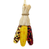 Noble Gems™ Glass Harvest Corn Ornament
