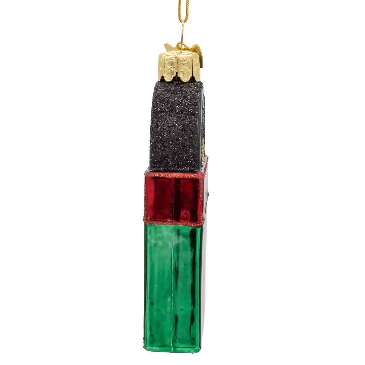 Noble Gems™ Glass Christmas Record Ornament
