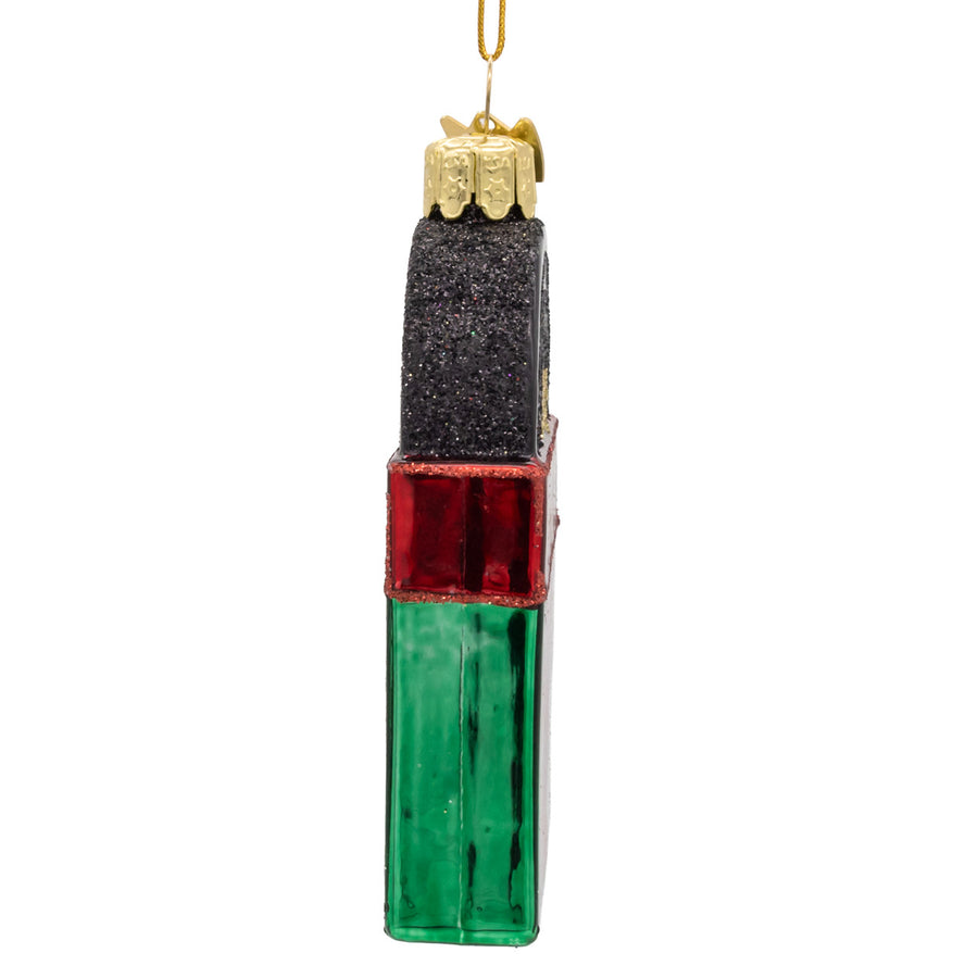 Noble Gems™ Glass Christmas Record Ornament
