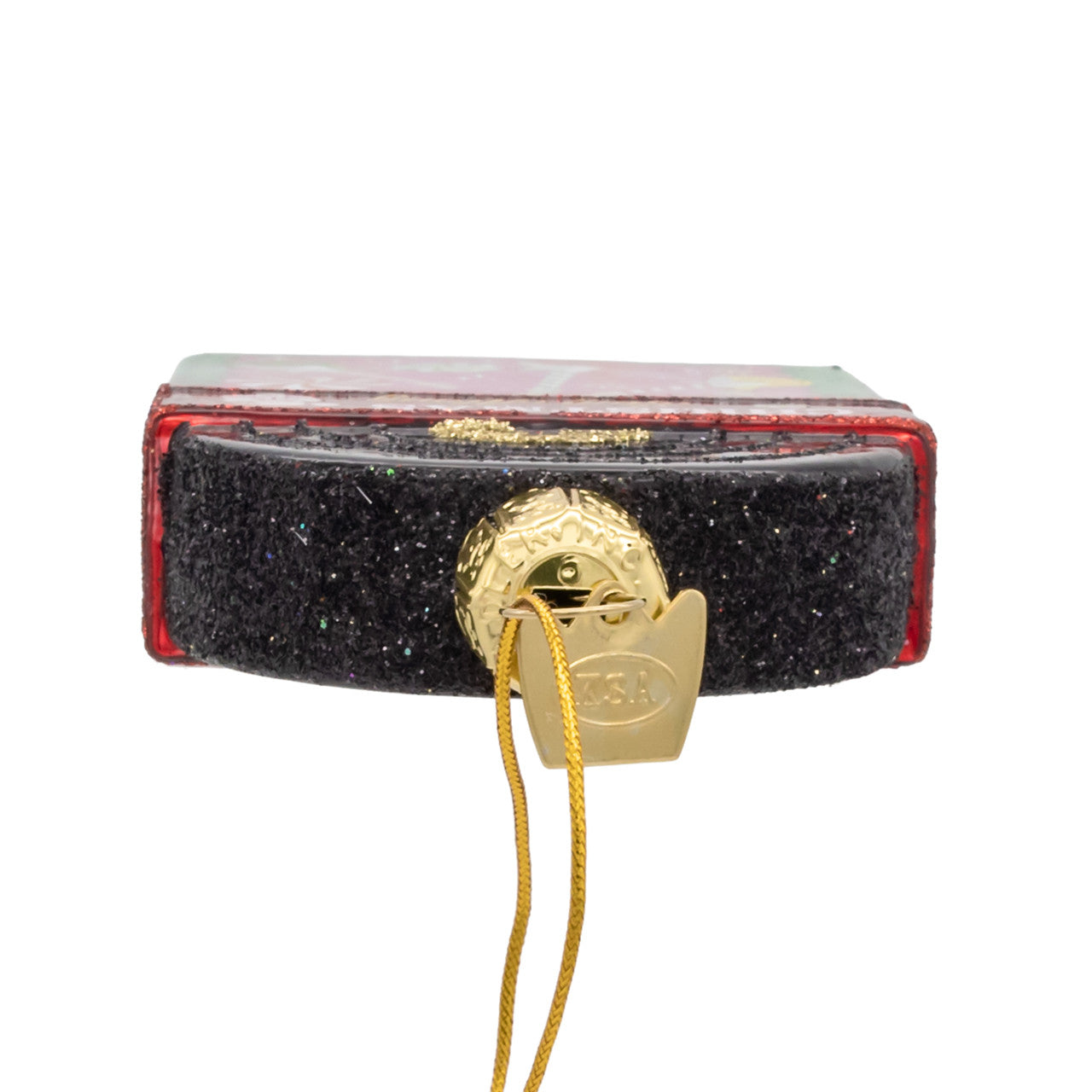 Noble Gems™ Glass Christmas Record Ornament