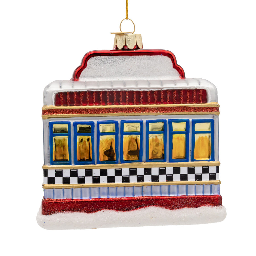 Noble Gems™ Glass Retro Diner Ornament