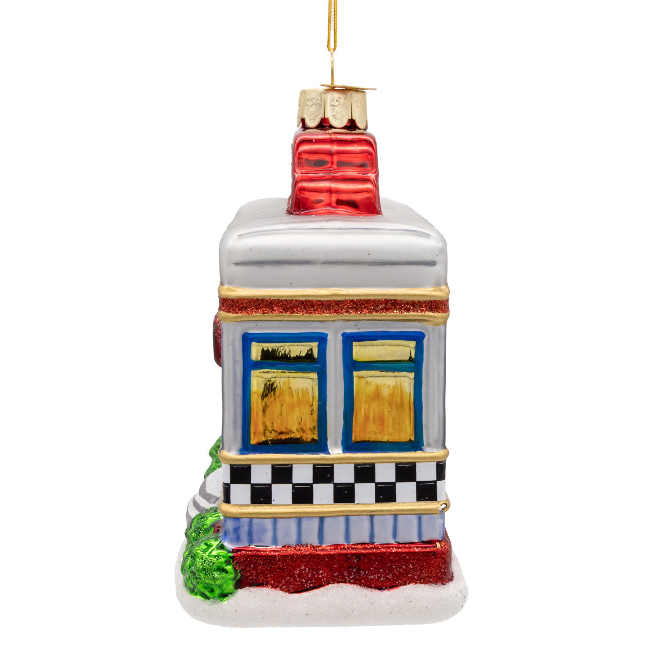 Noble Gems™ Glass Retro Diner Ornament