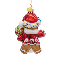 Noble Gems™ Glass Candy Gingerbread Man Ornament