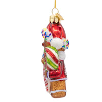 Noble Gems™ Glass Candy Gingerbread Man Ornament