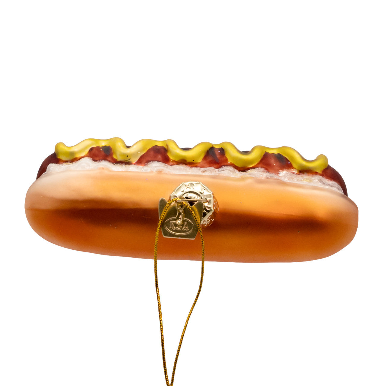 Noble Gems™ Glass Hot Dog Ornament