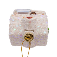 Noble Gems™ Glass Log Cabin Ornament
