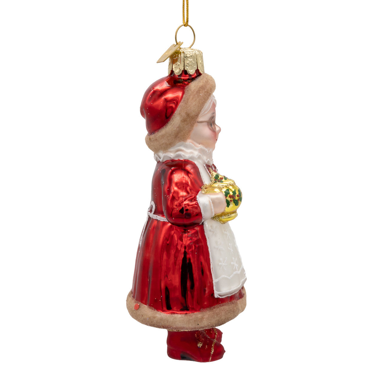 Noble Gems™ Glass Mrs. Claus Ornament