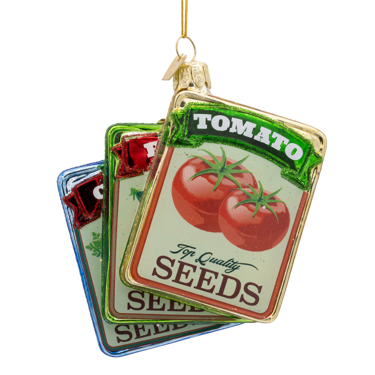 Noble Gems™ Glass Seed Packet Ornament