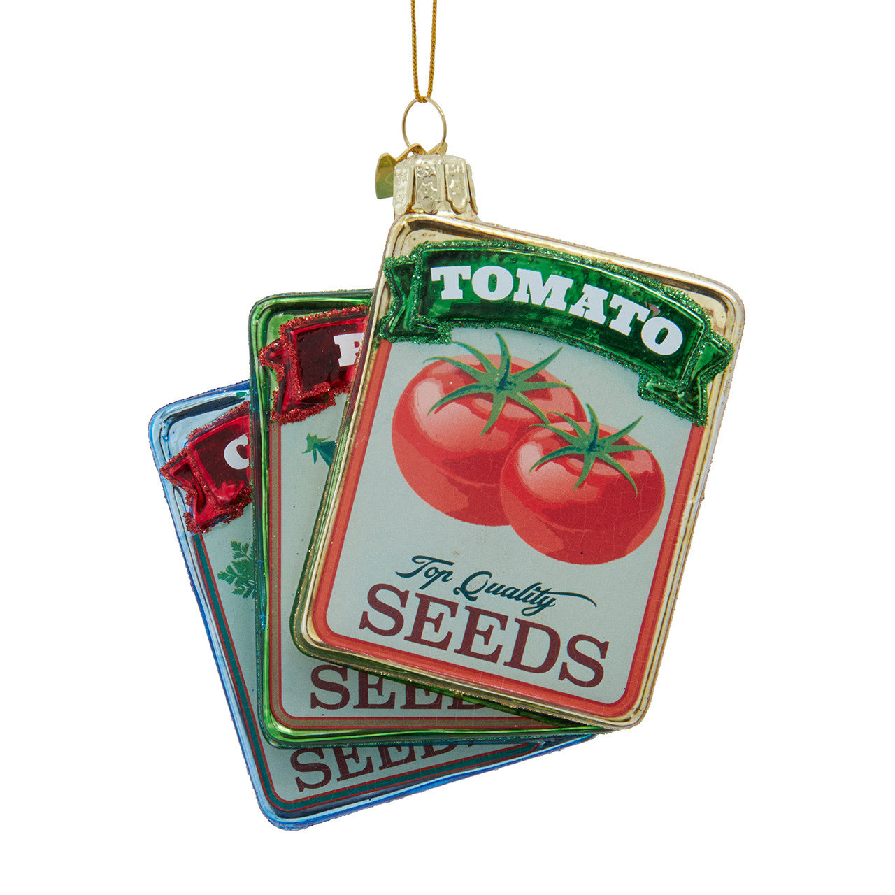 Noble Gems™ Glass Seed Packet Ornament