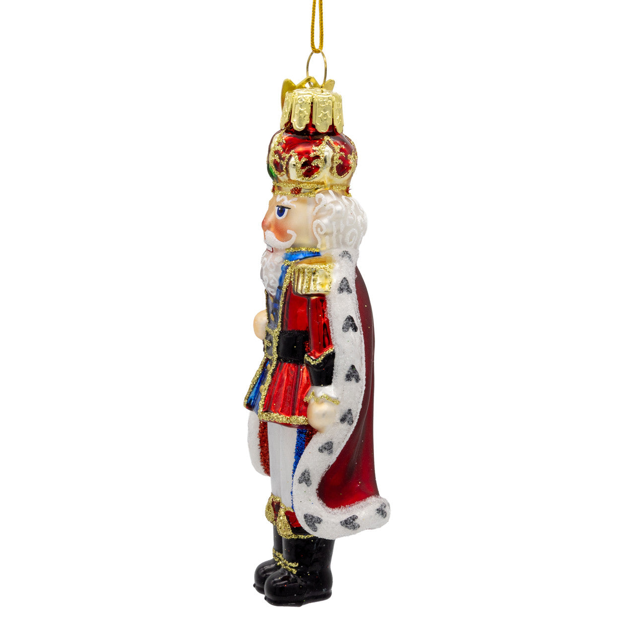 Noble Gems™ Glass King Nutcracker Ornament