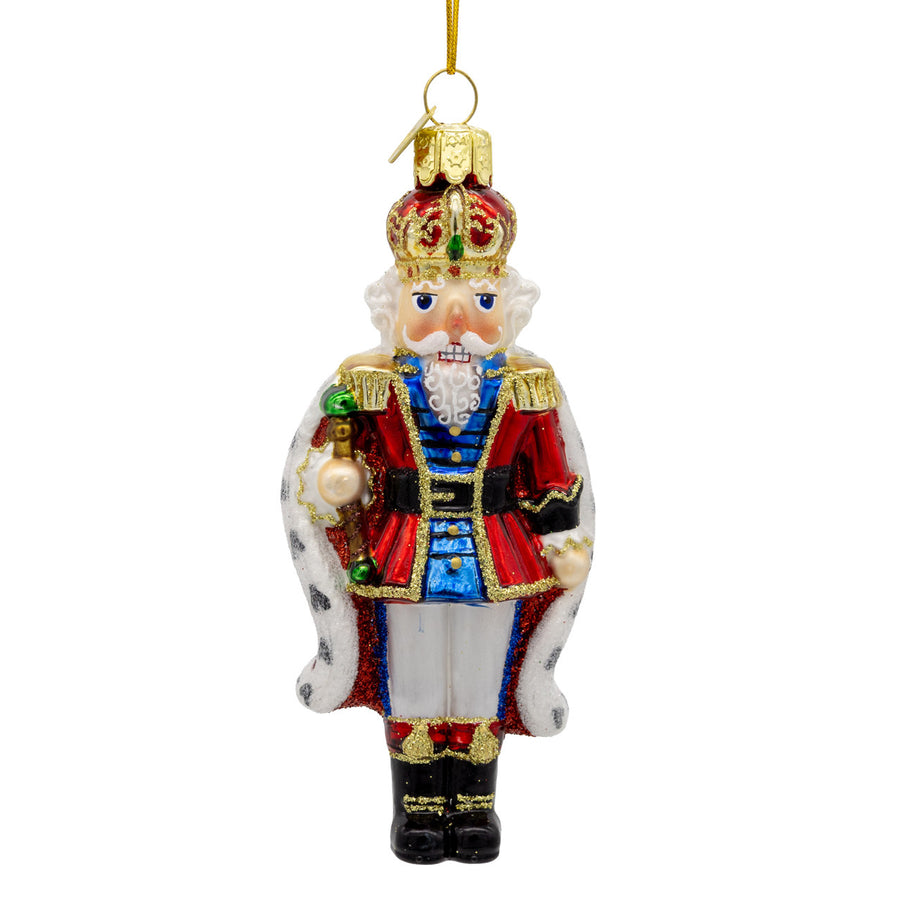 Noble Gems™ Glass King Nutcracker Ornament