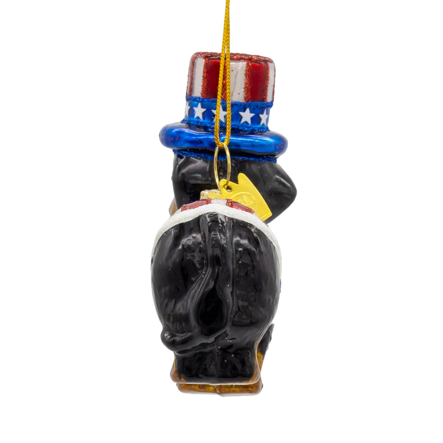Noble Gems™ Glass 250th Dachshund Ornament