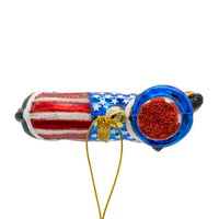 Noble Gems™ Glass 250th Dachshund Ornament
