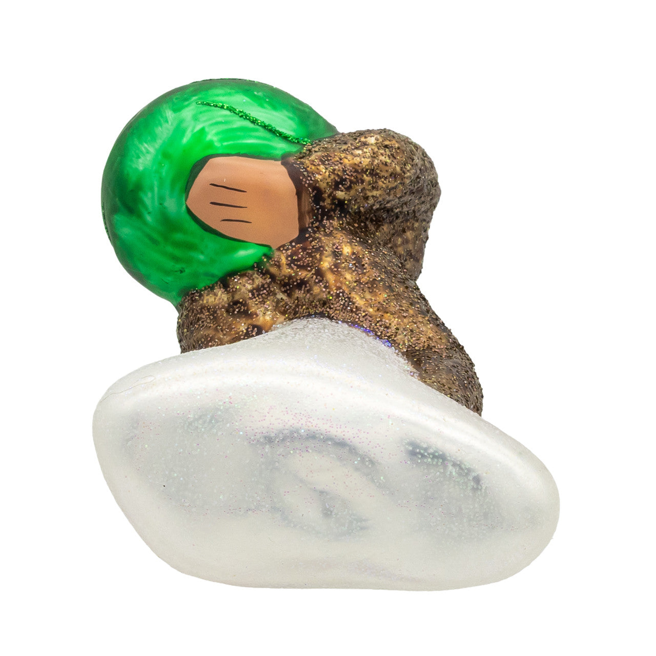 Noble Gems™ Glass Bigfoot With Sack Of Gifts Ornament