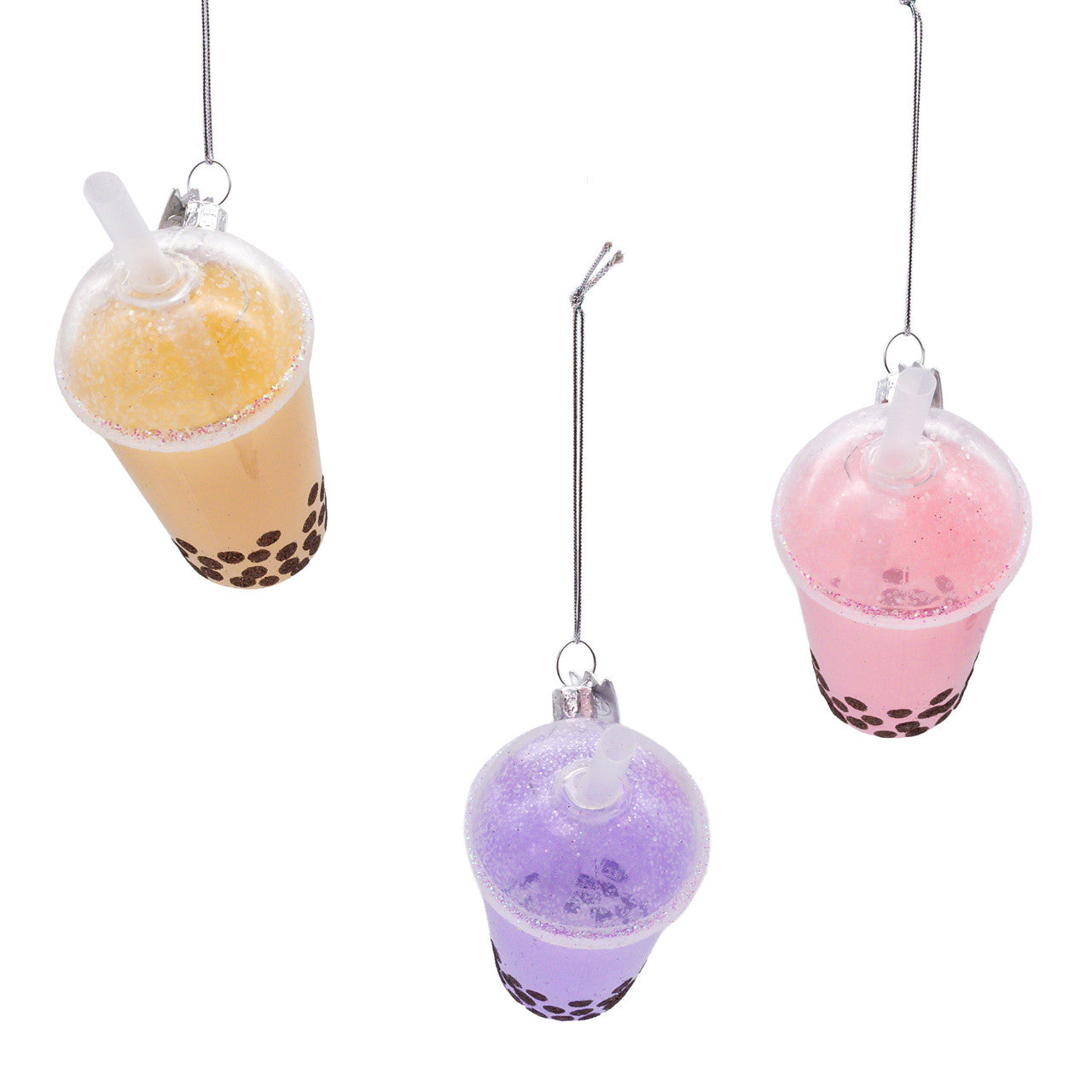 Noble Gems™ Glass Boba Tea Ornaments