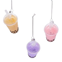 Noble Gems™ Glass Boba Tea Ornaments