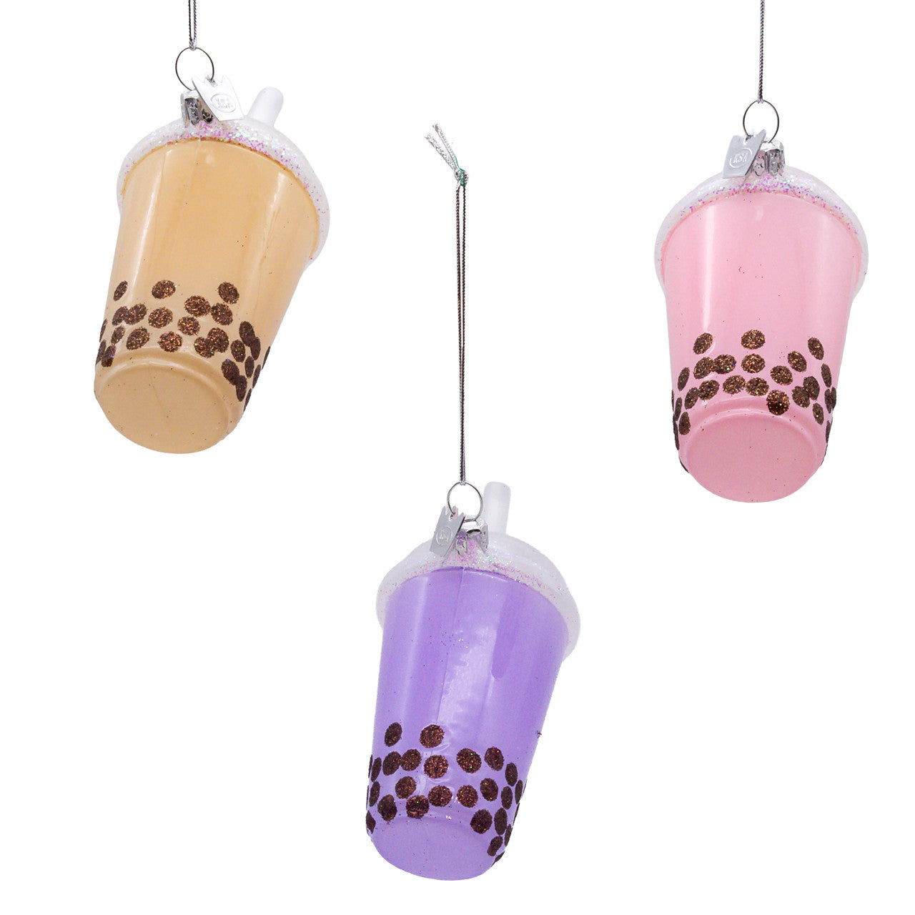 Noble Gems™ Glass Boba Tea Ornaments