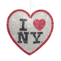 Bedazzled Collection™ I Love NY® Heart Ornament
