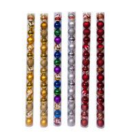 60MM Shatterproof Decorated Ball Ornaments