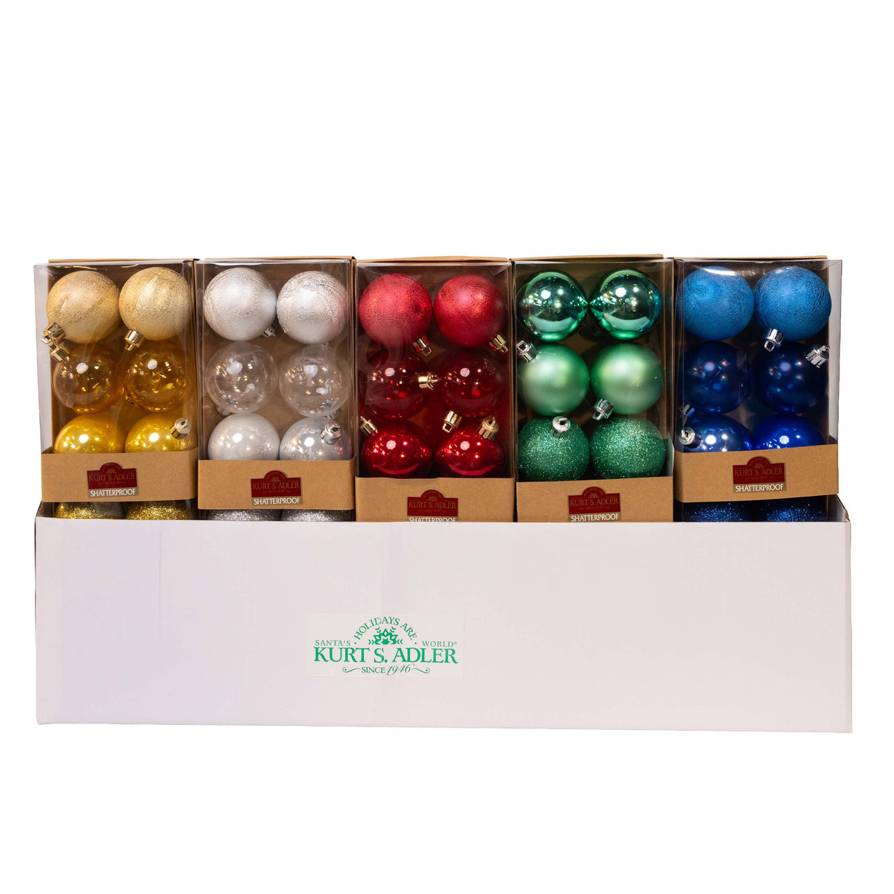 60MM Shatterproof Ball Ornaments