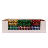 40MM Miniature Shatterproof Multicolored Ball Ornaments